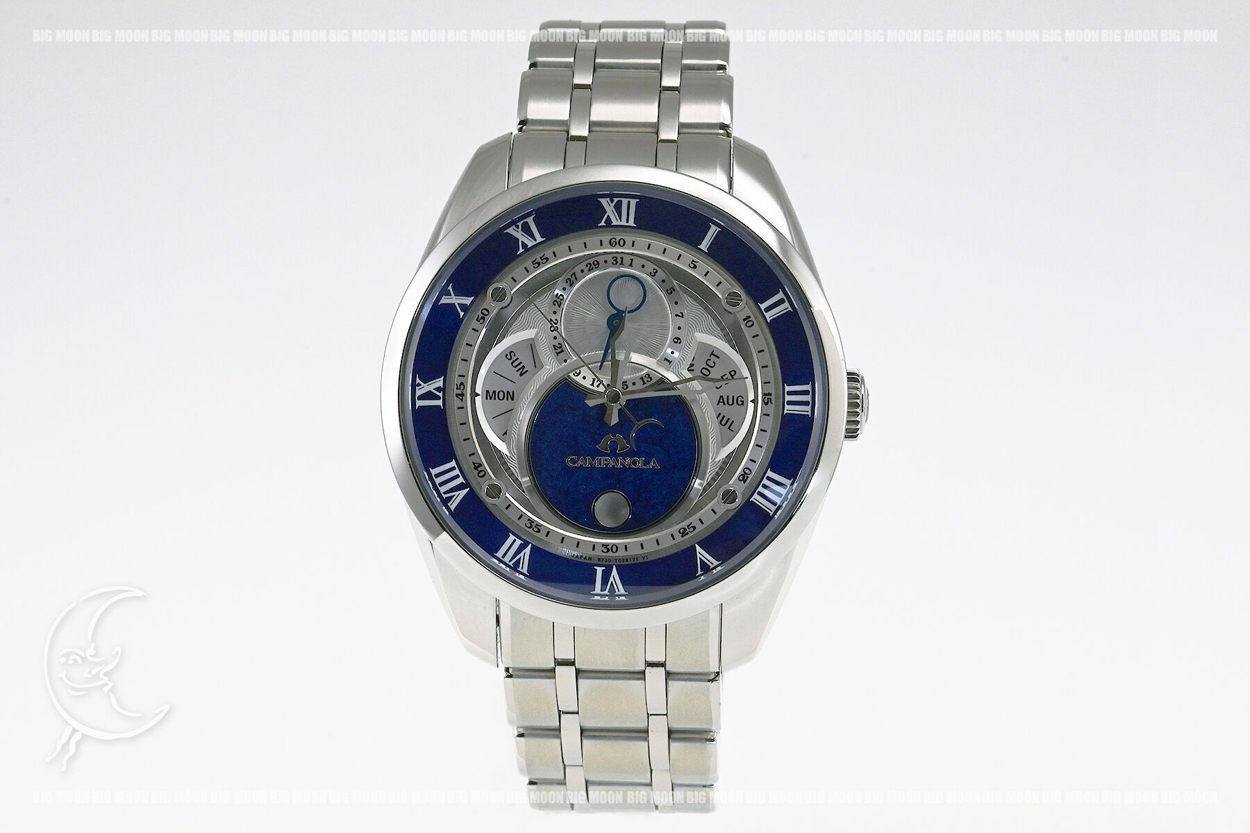 シチズン CITIZEN 腕時計 メンズ BU0020-54A カンパノラ エコ・ドライブ リングソーラー CAMPANOLA ECO DRIVE RING SOLAR エコ・ドライブ（CAL.8730） ブルー（漆塗り）/ホワイトxシルバー アナログ表示
