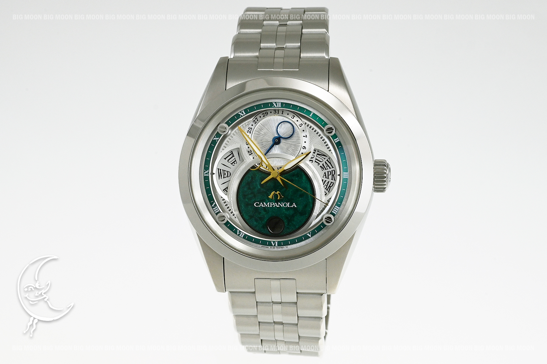 シチズン CITIZEN 腕時計 メンズ BU0040-57Z カンパノラ エコ・ドライブ リングソーラー CAMPANOLA ECO DRIVE RING SOLAR エコ・ドライブ（CAL.8730） グリーン（漆塗り）/ホワイトxシルバー アナログ表示