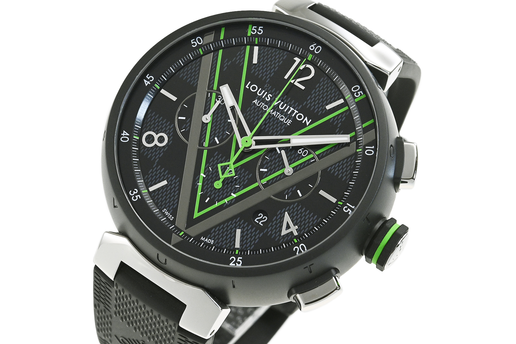 Watch Voyager GMT  Louis Vuitton Q7D311 Steel - Strap Steel