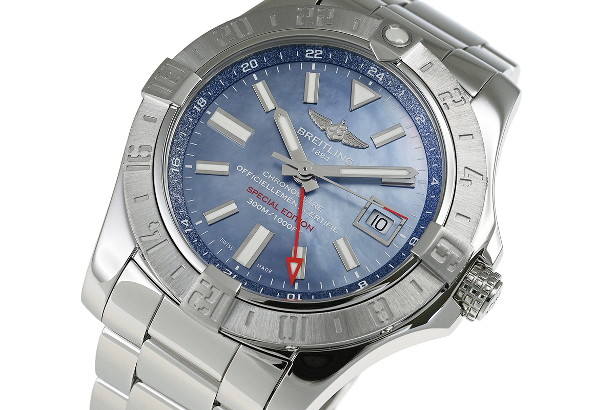 アベンジャー 2 GMT ブルーマザーオブパール 日本限定 Ref.A32390(A3239011/C930) 品 メンズ 腕時計