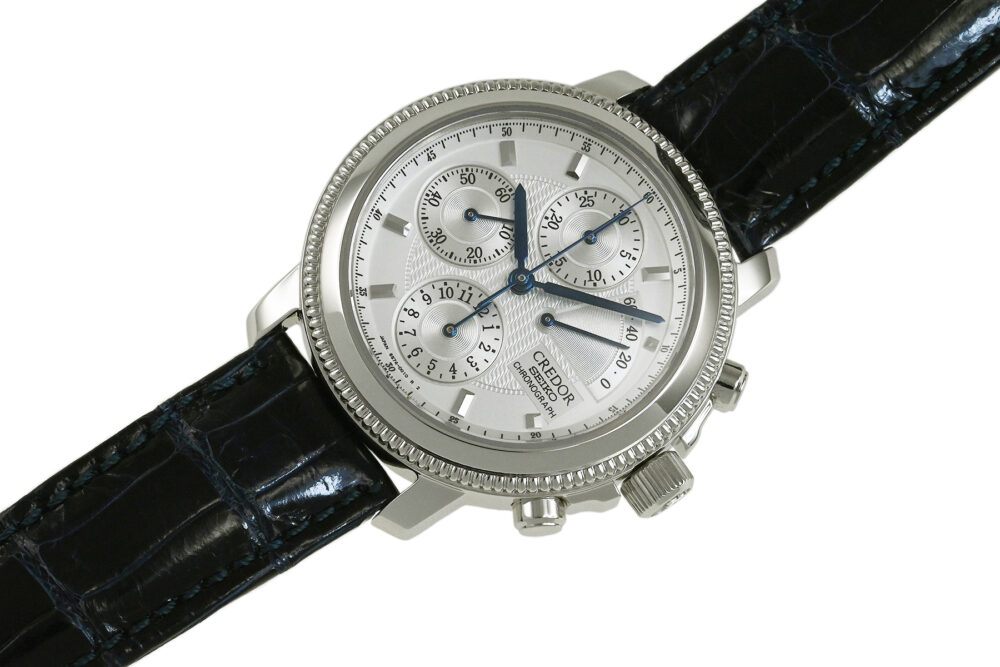 SEIKOのクレドール クロノグラフ パワーリザーブ PT950 限定200